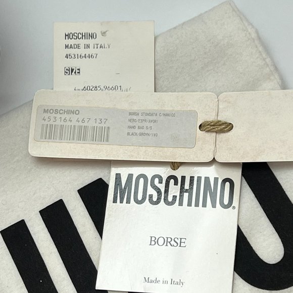 ❤️MOSCHINO❤️ Redwall Tricolor Polished Leather Bag - Picture 16 of 16